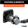 CURT | 7' Custom Wiring Extension Harness (Adds 7-Way RV Blade to Truck Bed, Packaged) - F-150 / F-250 / F-350 2015-2023