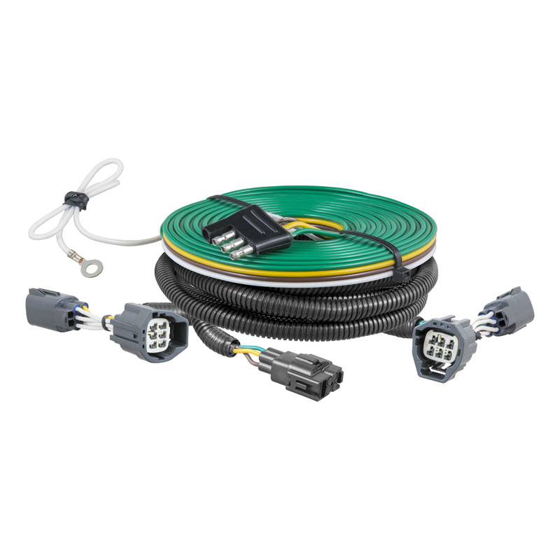 CURT | Custom Towed-Vehicle RV Wiring Harness - Wrangler (JK) Unlimited 3.6L / 3.8L 2007-2018