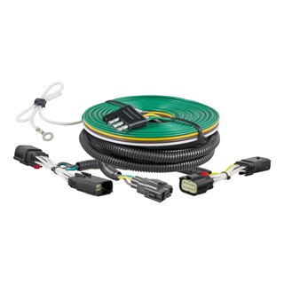 CURT | Custom Towed-Vehicle RV Wiring Harness - Gladiator / Wrangler (JL) Unlimited 2018-2023