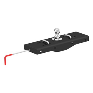 CURT | Double Lock EZr Gooseneck Hitch, 2-5/16" Ball, 30K (Brackets Required)