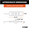 CURT | Double Lock EZr Gooseneck Hitch, 2-5/16" Ball, 30K (Brackets Required)