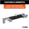 CURT | Double Lock Gooseneck Hitch, 2-5/16" Ball, 30K (Brackets Required) - Titan 5.6L 2004-2019