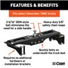 CURT | OEM-Style Gooseneck Hitch - Silverado / Sierra 2500 HD / 3500 HD 6.6L 2020-2023