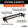 CURT | Double Lock Gooseneck Installation Brackets - F-150 2015-2022