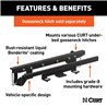 CURT | Double Lock Gooseneck Install Brackets - Ram 1500 / Classic 2009-2022