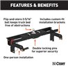 CURT | Double Lock EZr Gooseneck Hitch Kit with Brackets - Chevrolet / GMC 2001-2010