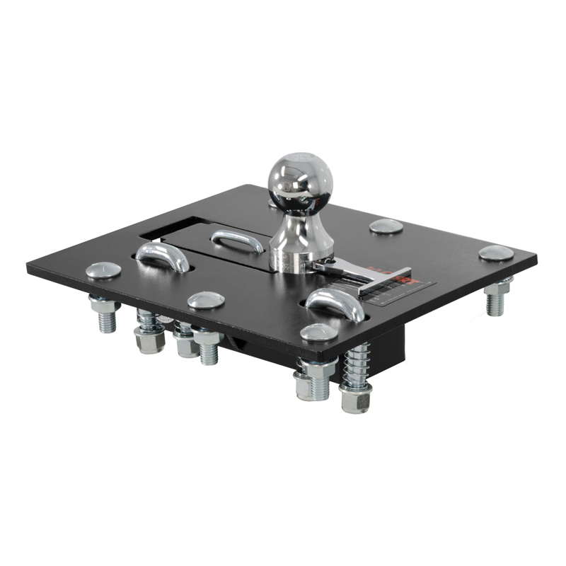 CURT | Over-Bed Folding Ball Gooseneck Hitch - Chevrolet / Dodge / Ford 2000-2019