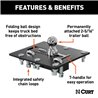 CURT | Over-Bed Folding Ball Gooseneck Hitch - Chevrolet / Dodge / Ford 2000-2019