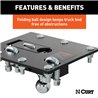 CURT | Over-Bed Folding Ball Gooseneck Hitch - Chevrolet / Dodge / Ford 2000-2019