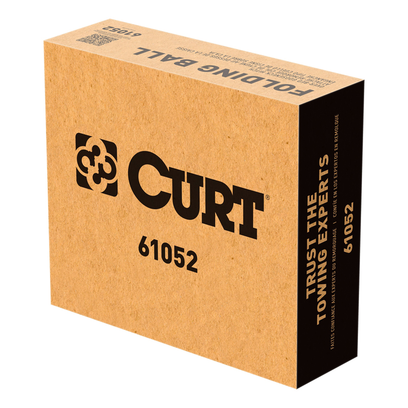 CURT | Over-Bed Folding Ball Gooseneck Hitch - Chevrolet / Dodge / Ford 2000-2019
