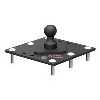 CURT | Over-Bed Fixed Ball Gooseneck Hitch - Chevrolet / Dodge / Ford 2000-2019