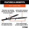 CURT | Rambler Steel RV Tow Bar (7,500 lbs., 2" Shank)