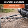 CURT | Rambler Steel RV Tow Bar (7,500 lbs., 2" Shank)
