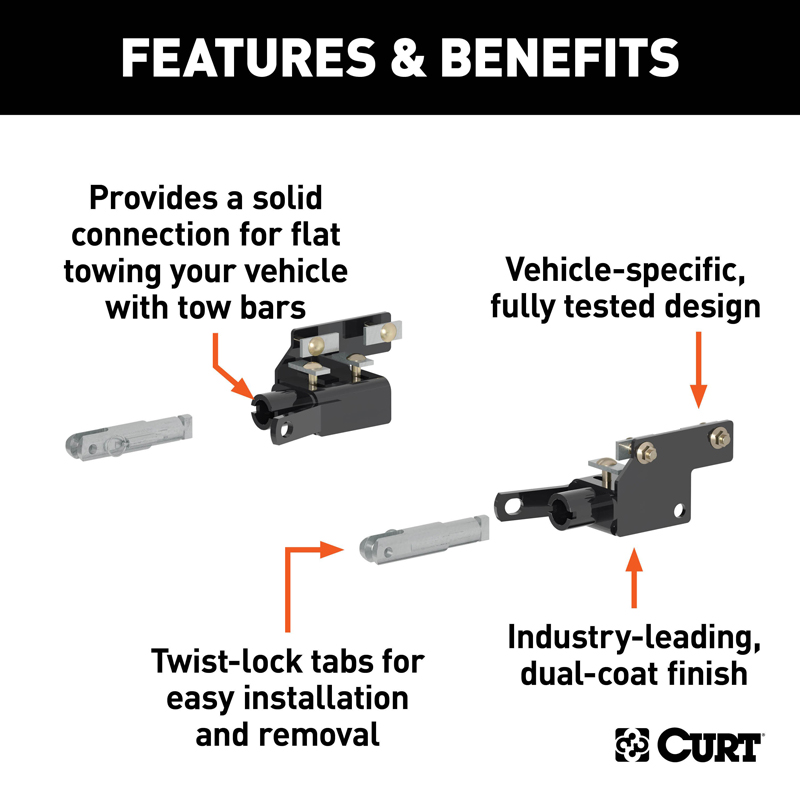 CURT | Custom Tow Bar Base Plate - Expedition / F-150 / Navigator 2009-2022