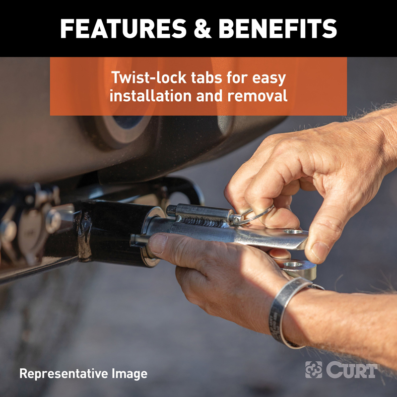 CURT | Custom Tow Bar Base Plate - Expedition / F-150 / Navigator 2009-2022