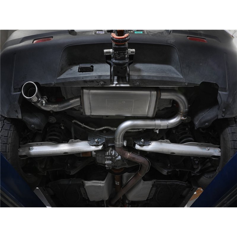 aFe Power | Vulcan Series 2-1/2 IN 304 Stainless Steel Axle-Back Exhaust System Polished - Bronco Sport 1.5T / 2.0T 2021-2023