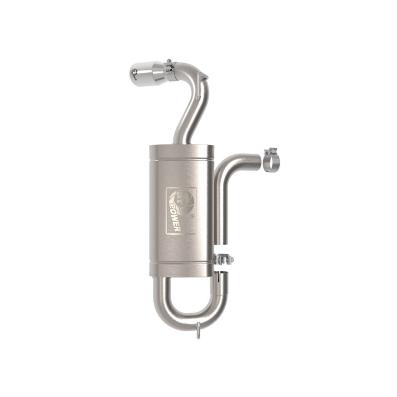 aFe Power | Vulcan Series 2-1/2 IN 304 Stainless Steel Axle-Back Exhaust System Polished - Bronco Sport 1.5T / 2.0T 2021-2023