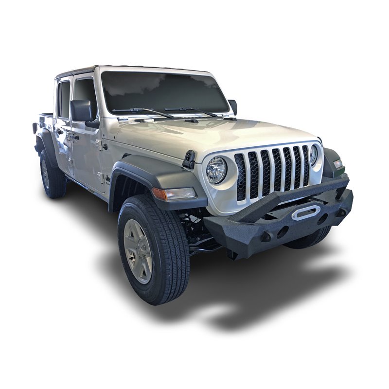 TrailFX | FRONT STUBBY BUMPER - Gladiator / Wrangler (4xe) / Wrangler (JL) 2018-2023
