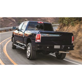 TrailFX | 1 Pc W/O D-Ring W/3 Inch Lite Titn Black - Ram 2500 / 3500 2010-2018