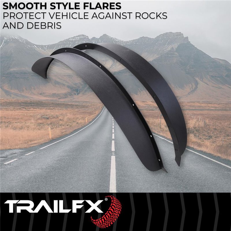 TrailFX | REAR FLAT FENDER 2DR - Bronco 2.3T / 2.7T / 3.0T 2021-2024