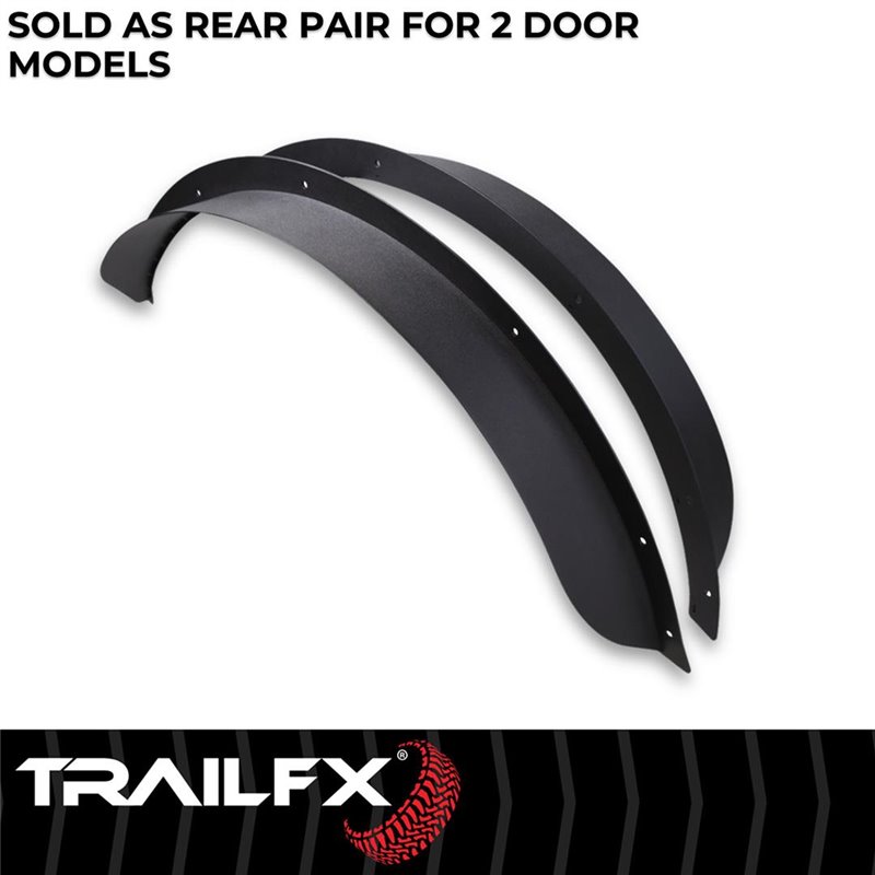 TrailFX | REAR FLAT FENDER 2DR - Bronco 2.3T / 2.7T / 3.0T 2021-2024
