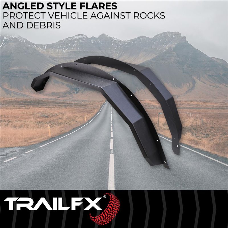 TrailFX | REAR ANGLE TUBE FENDER 2DR - Bronco 2.3T / 2.7T / 3.0T 2021-2024
