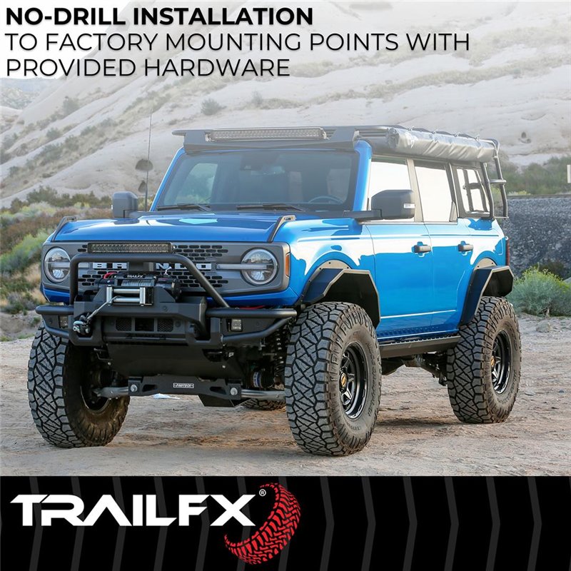 TrailFX | REAR ANGLE TUBE FENDER 2DR - Bronco 2.3T / 2.7T / 3.0T 2021-2024