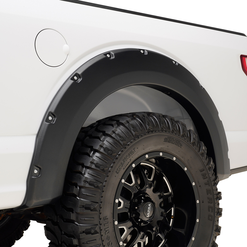 TrailFX | 2" Tire Coverage Text Black ABS Plastic - F-150 2018-2020