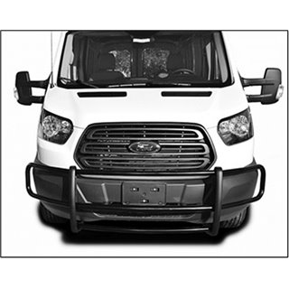 TrailFX | Black W/Brush Gard W/O Skid & Step Plat - Transit-150 / Transit-250 / Transit-350 / Transit-350 HD 2015-2024