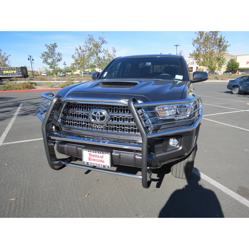 TrailFX | Black W/Brush Gard W/O Skid & Step Plat - Tacoma 2.7L / 3.5L 2016-2022