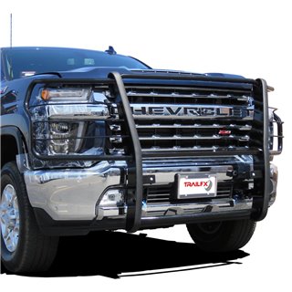 TrailFX | GRILLE GUARD BLK - Silverado 2500 HD / 3500 HD 6.6L 2020-2023