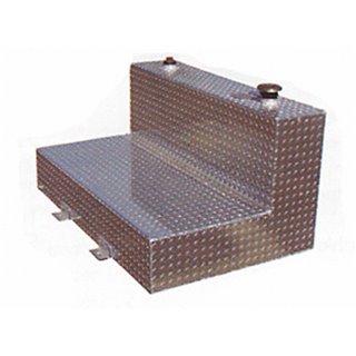 TrailFX | 75 Gal Cap L-Shap 48x27X24 Alum Lock Cap - Chevrolet / Dodge / Ford 2000-2022