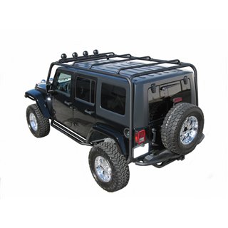 TrailFX | Direct Fit 300 LB Cap Black Steel - Wrangler (JK) 3.6L / 3.8L 2007-2018