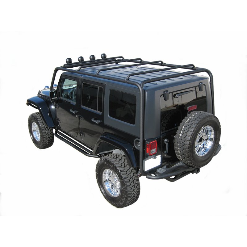 TrailFX | Direct Fit 300 LB Cap Black Steel - Wrangler (JK) 3.6L / 3.8L 2007-2018
