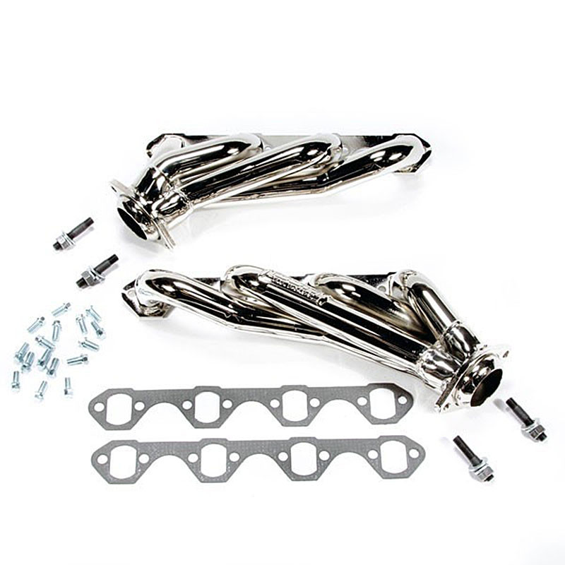 BBK Performance | Headers - Shorty Tube Chrome 1-5/8" - Mustang GT / LX 4.9L 1986-1993