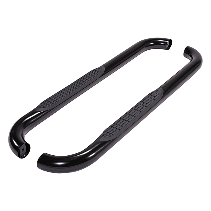 TrailFX | 3 Inch Round Bent Black Steel - F-150 2009-2014