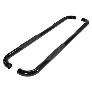 TrailFX | 3 Inch Round Bent Black Steel - Frontier / Equator 2005-2024