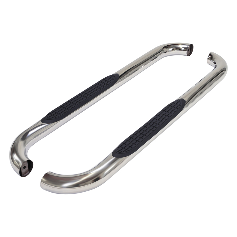 TrailFX | 3 In Round Bent 60 Deg Pol Stain Steel - Ram 1500 / Classic / 2500 / 3500 2009-2023