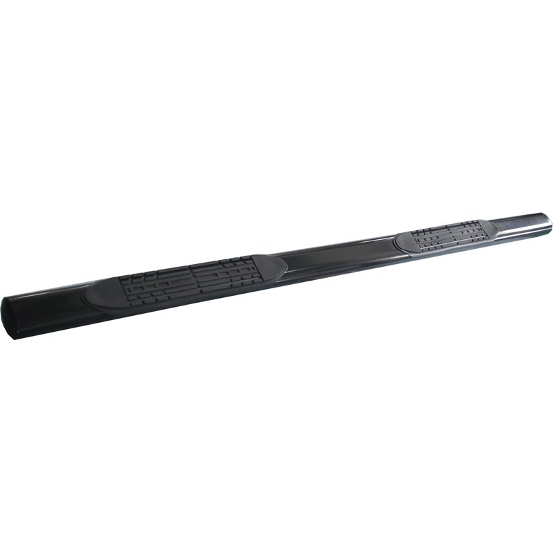 TrailFX | W/Step Pads 4" Oval Straight Powder Coat - Titan 5.6L 2004-2021
