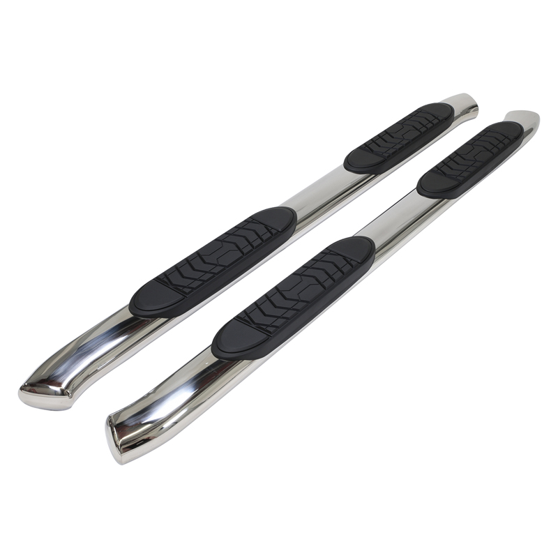TrailFX | 5 Inch Oval Bent Pol Stainless Steel - Chevrolet / GMC 2007-2019