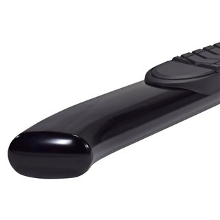 TrailFX | 5 Inch Oval Bent Black Steel - Chevrolet / GMC 2007-2019