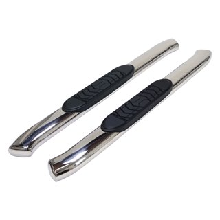 TrailFX | 5 Inch Oval Bent Pol Stainless Steel - Chevrolet / GMC 2007-2019