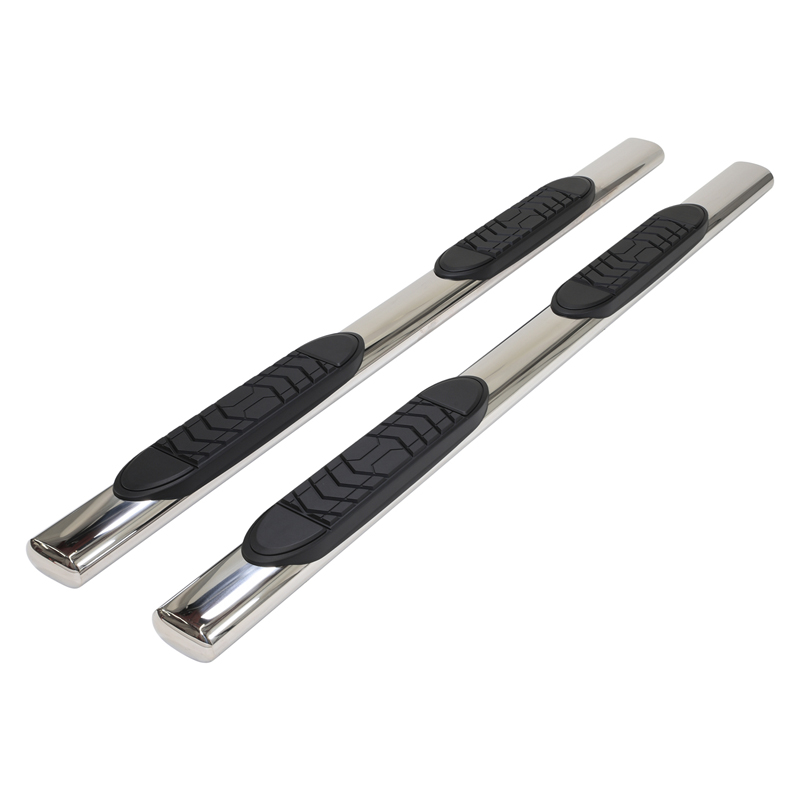 TrailFX | W/Step Pads 5" Oval Straight Pol SS W/We - Ram 1500 2019-2023