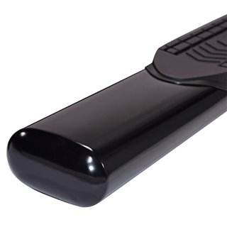 TrailFX | W/Step Pads 6" Oval Bent Powder Coated B - Chevrolet / GMC 2019-2024