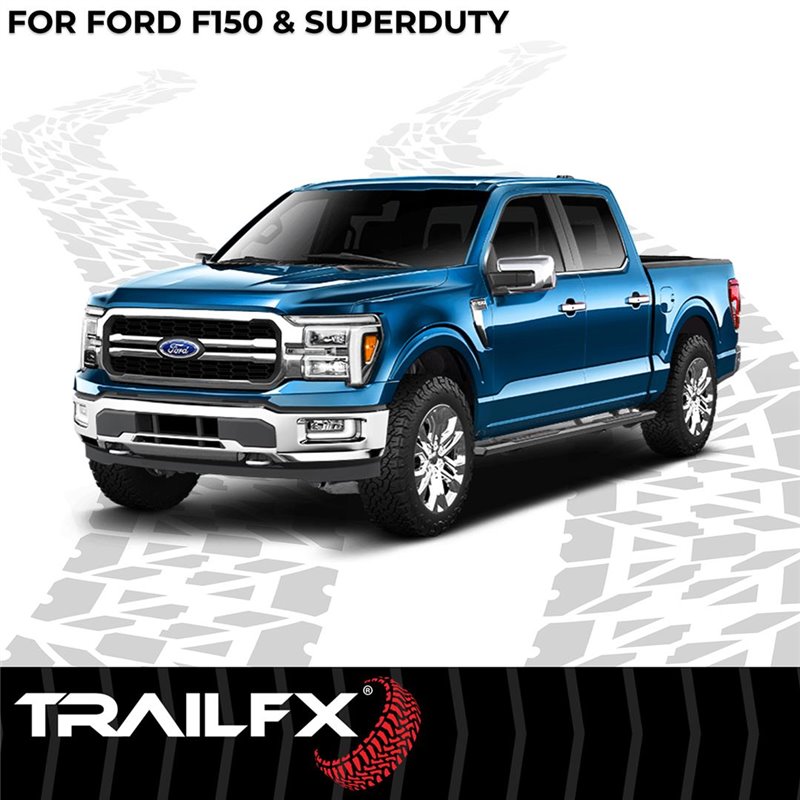 TrailFX | A4 Step Bars - F-150 / Lightning / F-250 / F-350 2015-2024