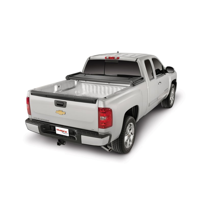 TrailFX | Soft Tri-Fold Black Vinyl Alum Rails - Ram 1500 / Classic / 2500 / 3500 2009-2023