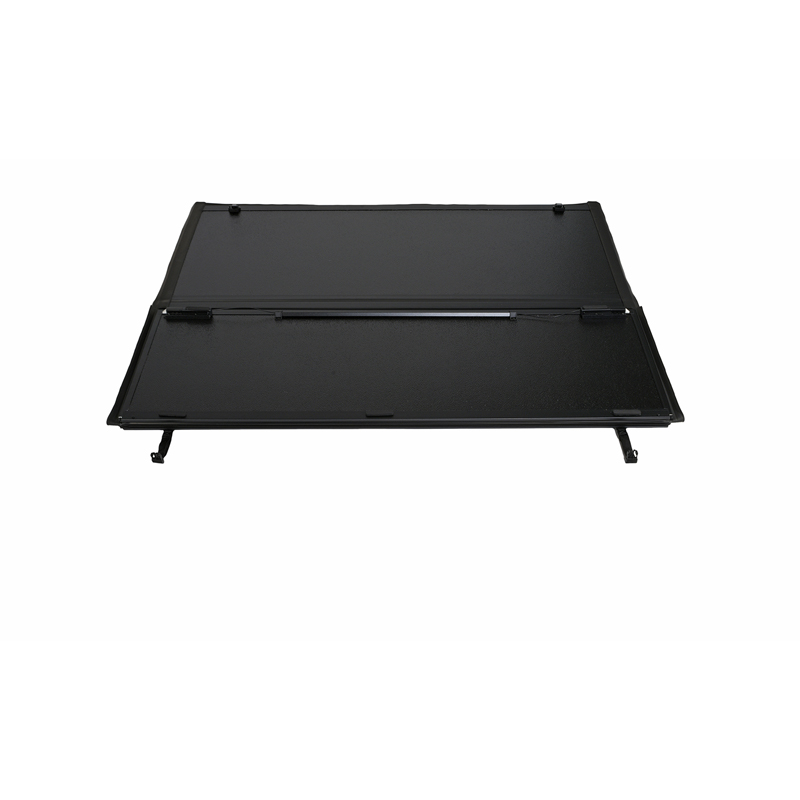 TrailFX | Hard Tri Fold Black Alum W/Carpet Panels - F-150 2021-2023