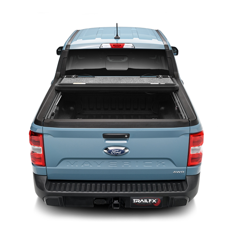 TrailFX | Hard Tri Fold Black Alum W/Carpet Panels - Maverick 2.0T / 2.5L 2022-2023