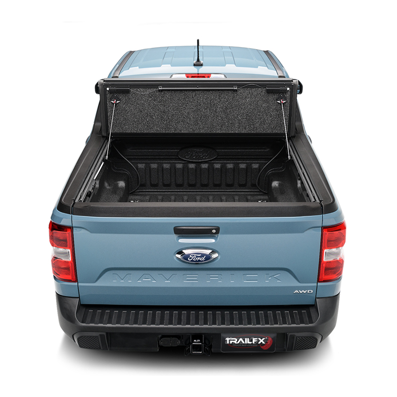 TrailFX | Hard Tri Fold Black Alum W/Carpet Panels - Maverick 2.0T / 2.5L 2022-2023