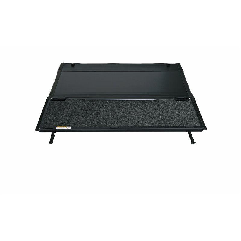 TrailFX | Hard Tri Fold Black Alum W/Carpet Panels - Frontier 3.8L 2022-2024